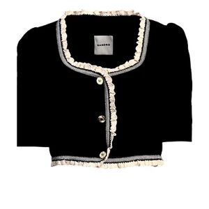 Sandro crop jacket/elegant and sexy.
